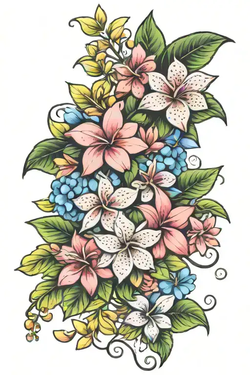 Hydrangea Frangipani Beach