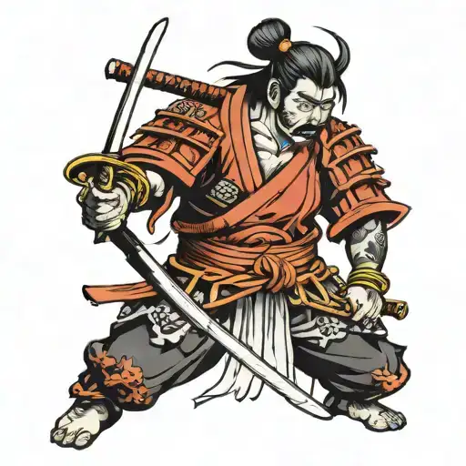 Defeated Samurai