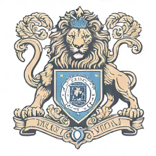 Male Lion Aston Villa Badge Incorporated Into The Design
