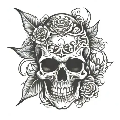 Skull Love Badass And