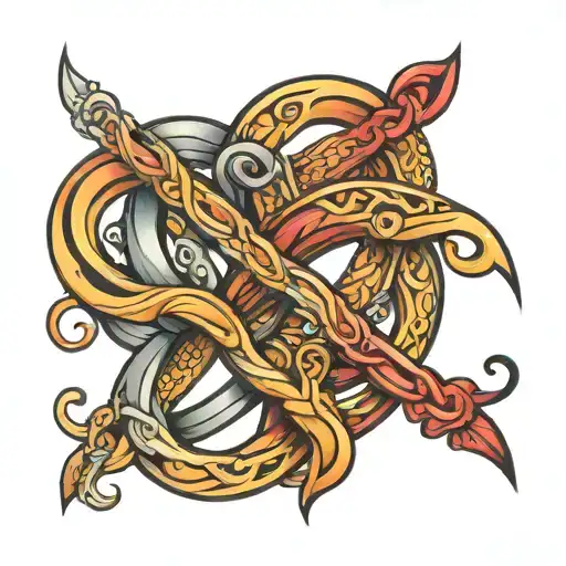 Infinity Symbol Intertwined