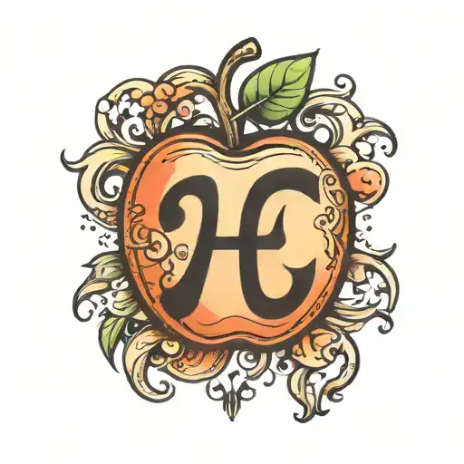 Apple With Psi Symbol Intertwined