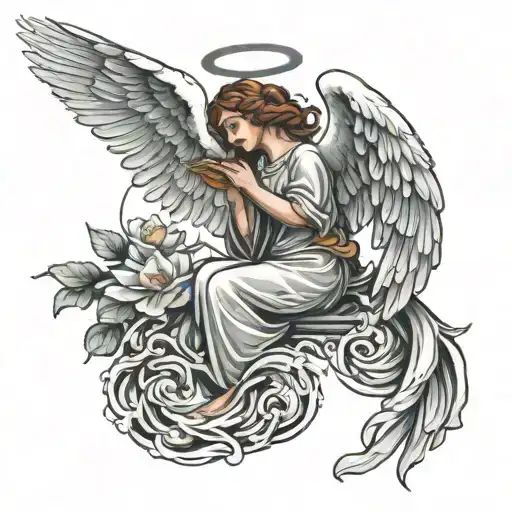 Angel Releasing A Dove