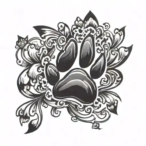 Dog Paw Print