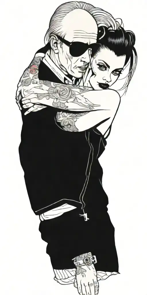 Natural Born Killers Theam Arm Sleve