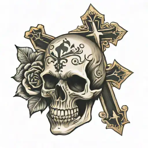 Skull And Cross