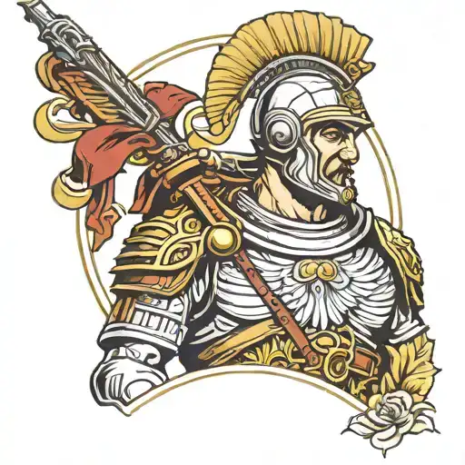 Roman Solider The Iris