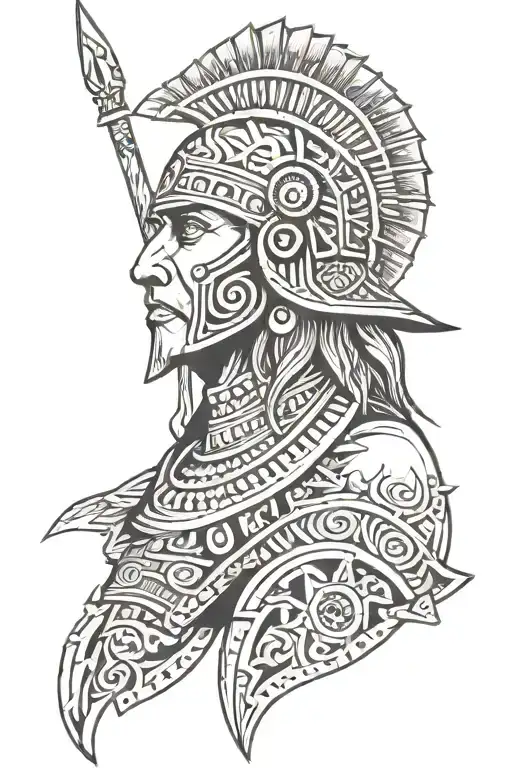 Warrior Written With Valkenut