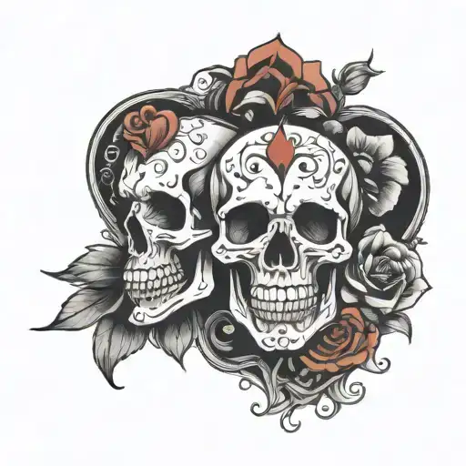 Skull And Heart
