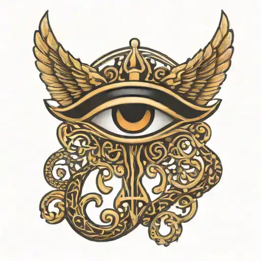 Ankh Eye Of Horus Air Water Life