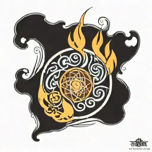 Earth Water Fire Air Spirit Symbol