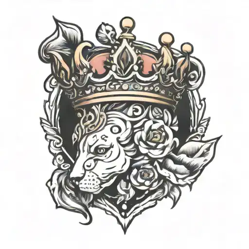 Open Heart Wearing A Crown