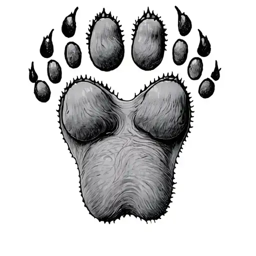 Dog Foot Print