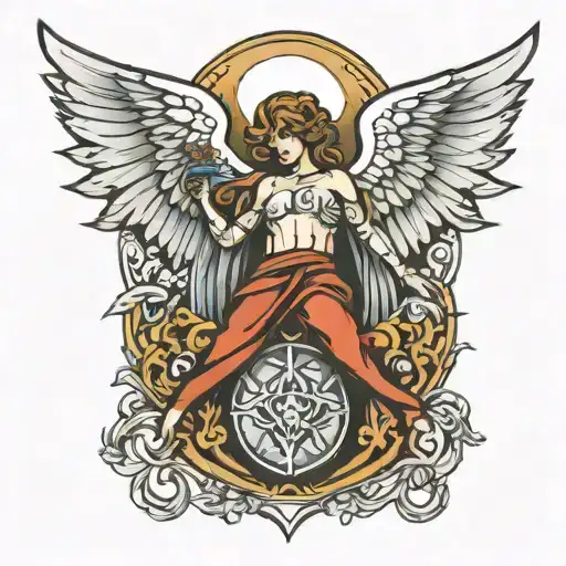 Winged Angel Falling