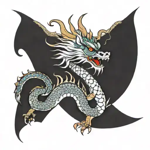 Feminine Simple Chinese Dragon
