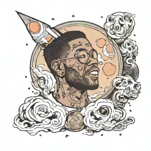 Album Cover Of Kid Cudi Man On The Moon