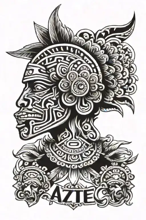 Aztec Deisgn With Name