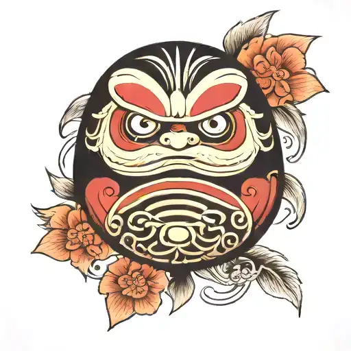 Daruma Doll Black