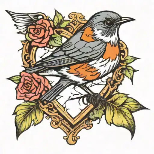 Robin Over The Heart