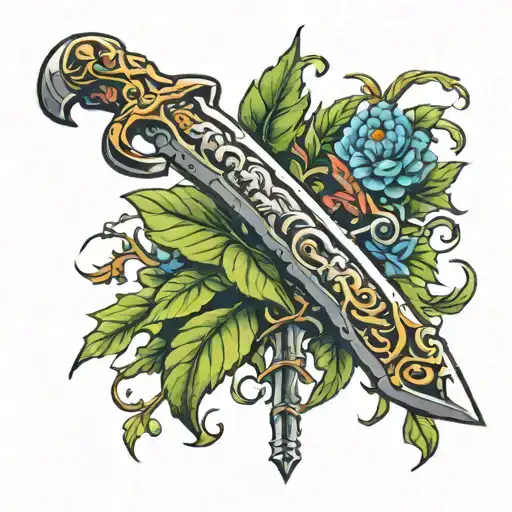 Sword With Weeds