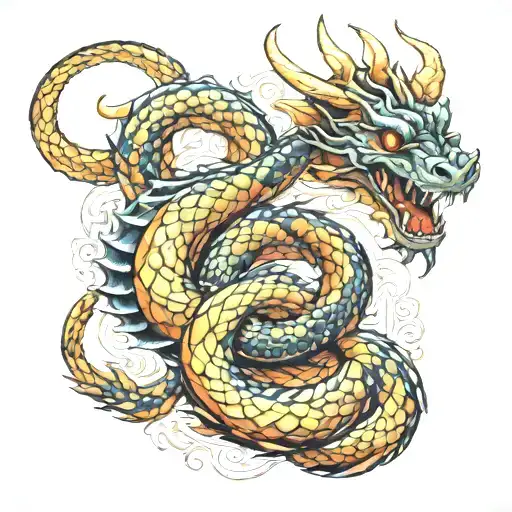 Dragon Metalic Snake