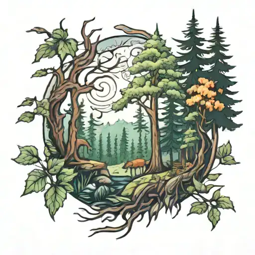 Forest Scene