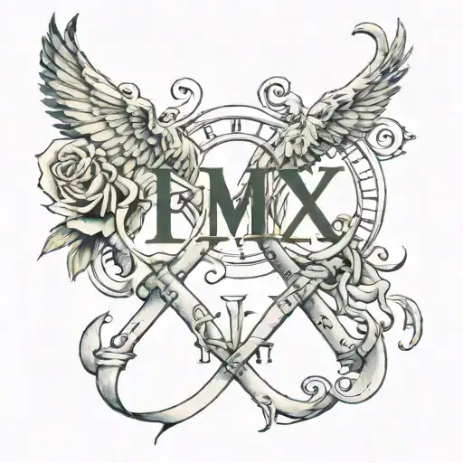 July 9Th 2003 Roman Numerals Intertwined