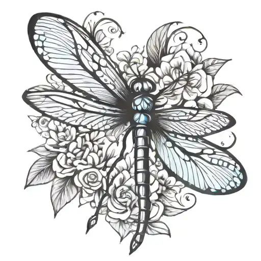 Faith Over Fear Dragonfly Perched