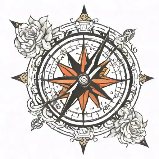 The Words Here I Am Send Me With A Compass