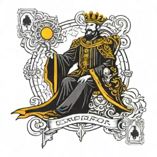 The Emperor Tarot Card