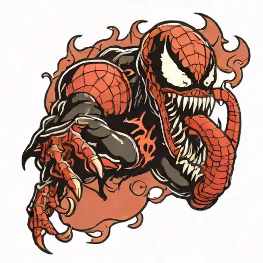 Venom From Spider-man With Witty Dialogue Bubble