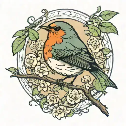 Robin Bird To Remind Me Of Home