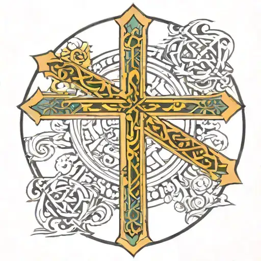 March 29 2005 Roman Numeral With Cross In The Middle