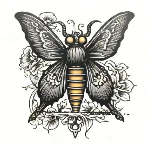 Black Moth W Sword Piercing