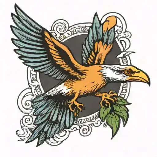 Wingnuts As Bird Flying