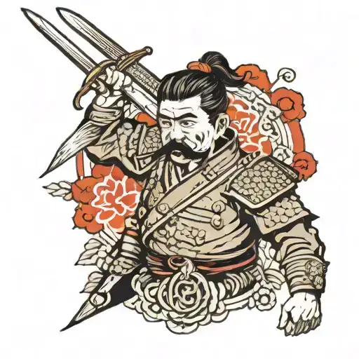Josef Stalin As Samurai Warrior