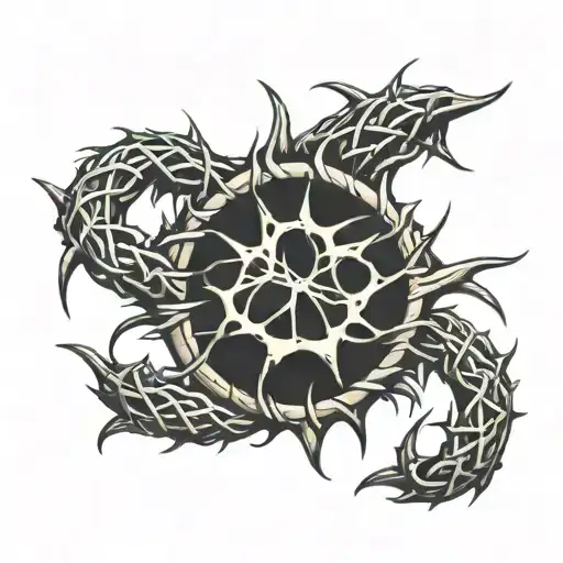 Crown Of Thorns With Words