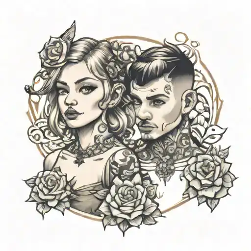 Brother And Sister With