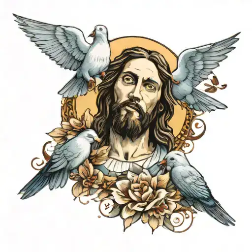 Jesus Christ And The Pigeons
