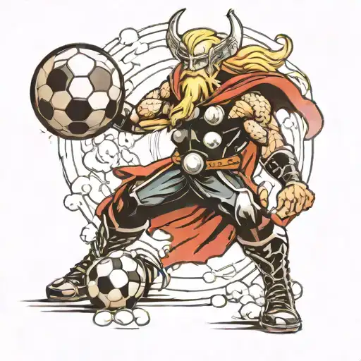 Thor And Soccer Ball