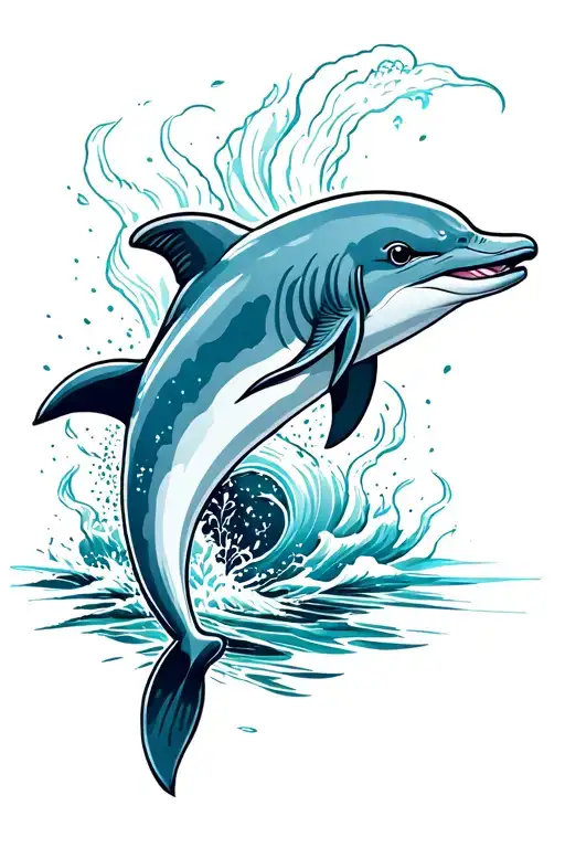 Dolphin Jumping