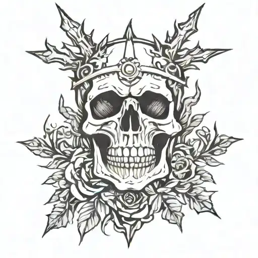 Skull Thorn Crown