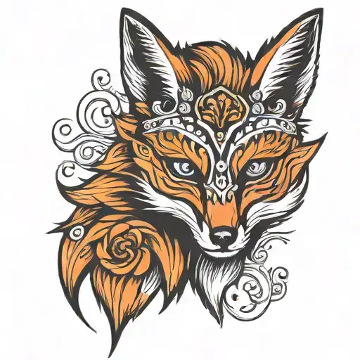 Fox In Mask