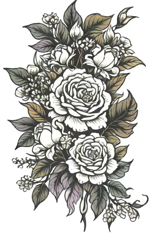 Birth Flower Bouquet