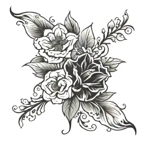 Flowers Basic Outlined