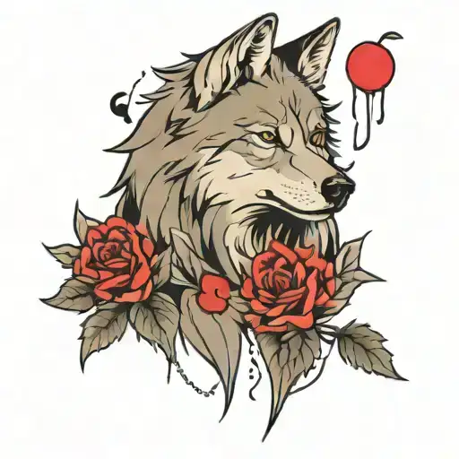 A Simple Wolf With The Numbers 999 Juice Wrld