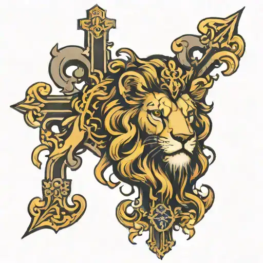 Holy Lion Cross Soul