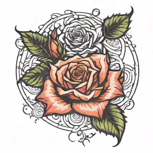 Shull Turning Into A Rose Intertwined