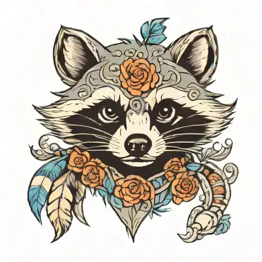 Old Raccoon Stuffed Animal