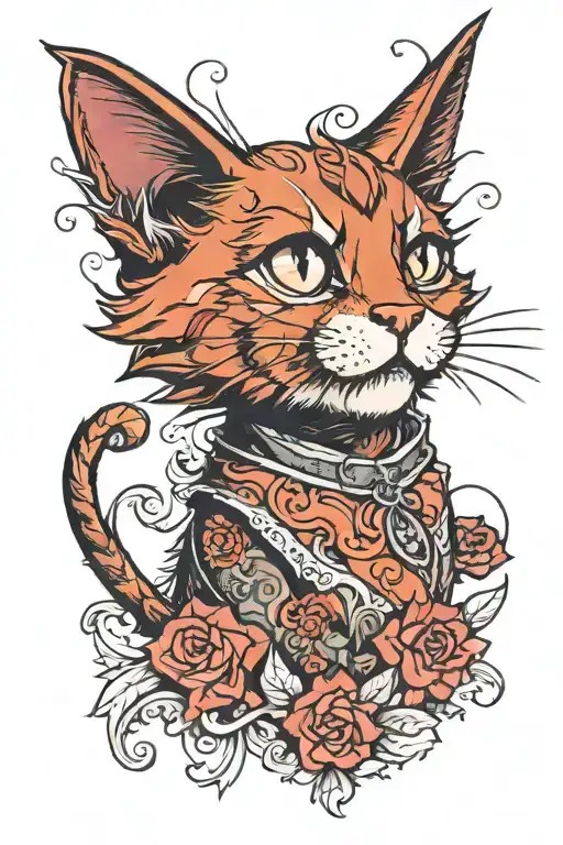 Scruffy Red Cat